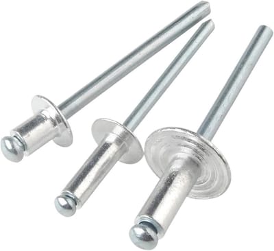 Blinde klinknagels - Popnagels aluminium - Bevestigen van materialen - Waterdicht en duurzaam - M6x16mm 20 stuks - Aluminium