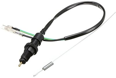 Dailygoods - Motorfiets Achterremlichtschakelaar - Vervangingsonderdeel - Zwart - 2-draads systeem - Geschikt voor diverse motoren - 330 mm kabel