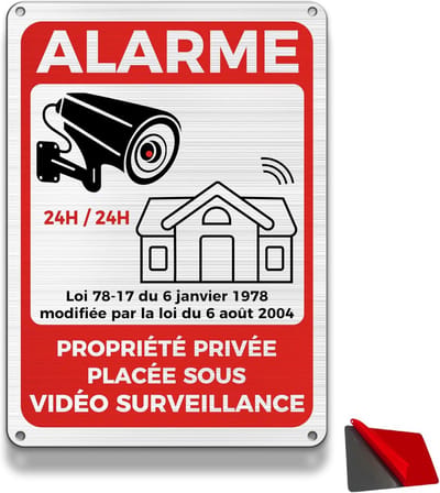 Bewakingscamera Paneel voor Gebouwbeveiliging - Weerbestendig Aluminium Bord