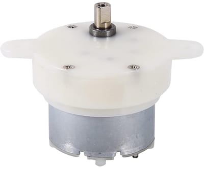 Reductiemotor 12V DC Langzaam Toerental 3RPM met Tandwielkast