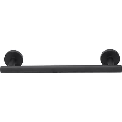 30cm Roestvrij Staal Zwart Geborsteld Enkele Handdoekstang Rek Houder Badkamer Opbergorganizer gray