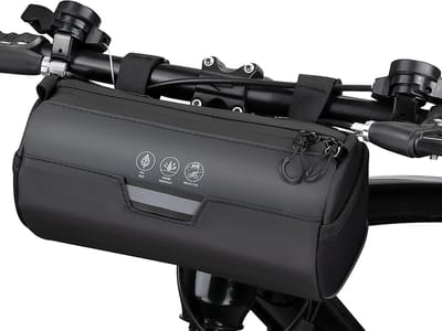 Fietsstuurtas - Opbergtas Fiets - Fietsen Organiseren - Waterdicht Polyester - 2L - Zwart