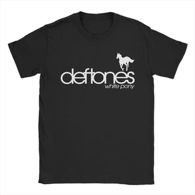 Heren T-shirts Deftones Mode 100% Katoen T-shirt Korte Mouw T-shirts Ronde Kraag Kleding Grafisch S