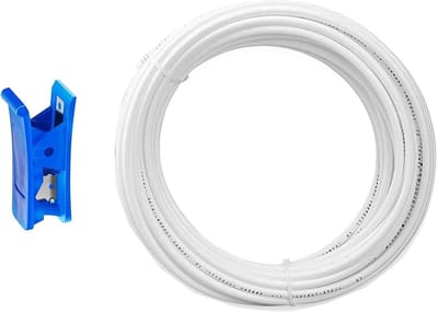 20 m Fridge Hose voor Koelkast, 6.35 mm Waterleiding voor Osmose en Waterfiltersystemen, Ideaal voor Side by Side Koelkasten en Aquariums