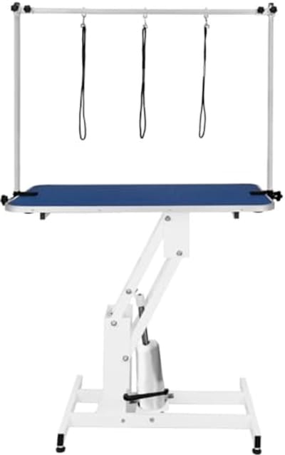 Hydraulische Hondentrimeertafel - Verstelbaar voor 180 kg - 106cm x 61cm - Robuuste Stalen Constructie en Antislip Rubberblad