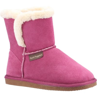 Hush Puppies Dames/dames Ashleigh Slipper Laarzen van Suède (Rose)