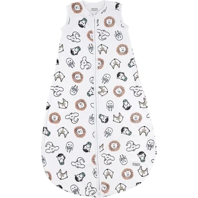 Meyco Baby Animal baby zomerslaapzak rond - multicolour - 62cm - 0.5 TOG