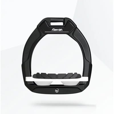 Veiligheidspetjes voor het rijden Hellend Grip Zwart/Wit/Wit Kinderen Flex-On Safe-On