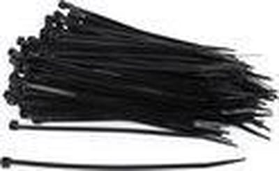 Nylon tiewraps 300 x 3,6 mm (UV-bestendig), zak 100 stuks