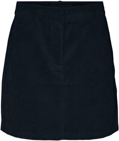 Vero Moda Rok Vmvida Hr Short Corduroy Skirt 10291962 Black Dames Maat - W36