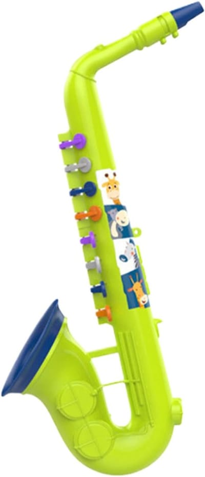Draagbare Saxofoon - Muziekinstrument Kinderen - Vroeg Leren Muziek - 8 Toetsen Ontwerp - 33x8x10 cm