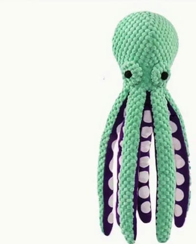 Octopus Hondenknuffel - Piepende Knuffel voor Honden