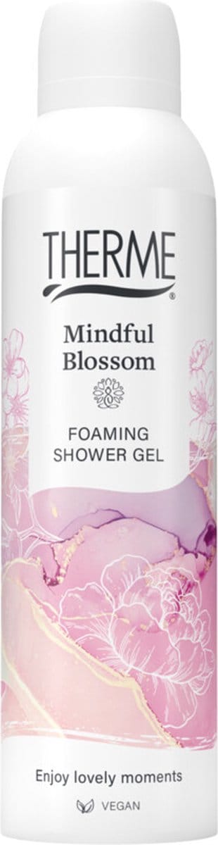 THERME Mindful Blossom Foaming Shower Gel - 6 x 200 ml - Voordeelverpakking