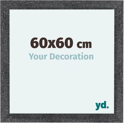 Your Decoration - Fotolijst 60x60 cm - MDF - Grijs Geveegd - Como