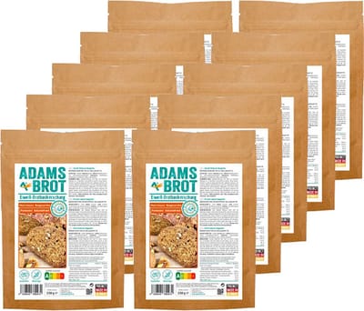 Adams Brot | Walnuss Baguette | 10 stuks | 10 x 250g