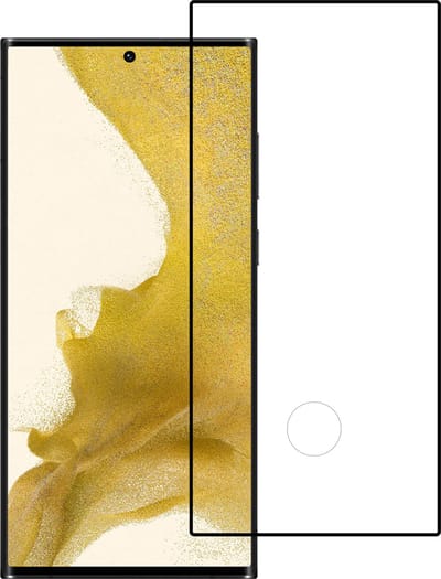 Screenprotector - Geschikt voor Samsung Galaxy S22 Ultra - Full Cover - Gehard Glas - Beschermglas - Tempered Glass - Screen Protector