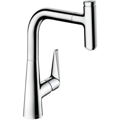 Hansgrohe Talis Select M51 single lever kitchen mixer 220, pull-out spout, 1jet 72822000
