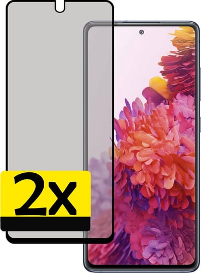 Screenprotector - Geschikt voor Samsung Galaxy S20 FE - 2 Stuks - Privacy Filter - Beschermglas - Gehard Glas - Tempered Glass - Screen Protector