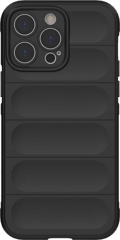 Just in Case Shockof Shell Case hoesje geschikt voor iPhone 14 Pro Max - zwart
