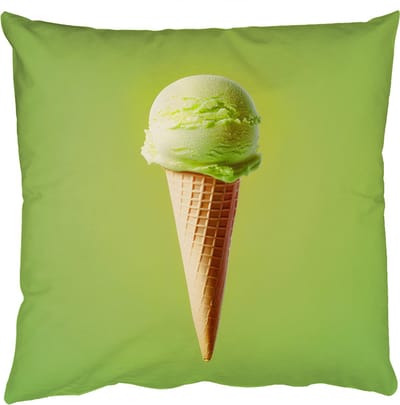 Sierkussens - Kussentjes Woonkamer - 50x50 cm - Hoorntje - Schepijs - Groen