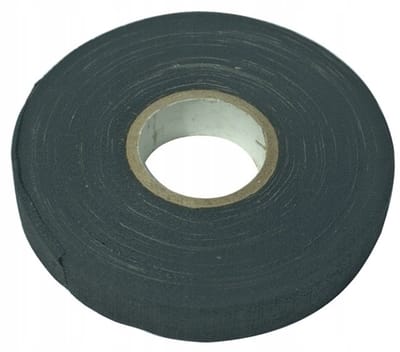 Textiel isolatietape zwart 19mm x 10m - Hoge kwaliteit