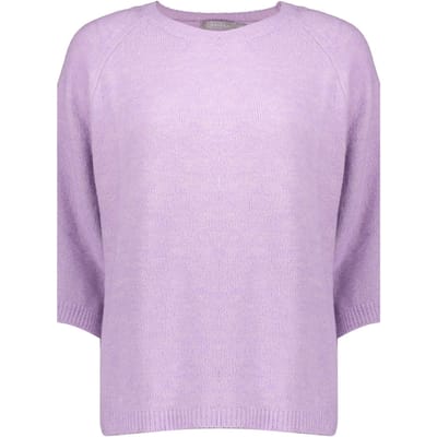Geisha Pullover 3/4 Sleeves Lilac Size: S | Sweaters Outlet | Dames | Paars