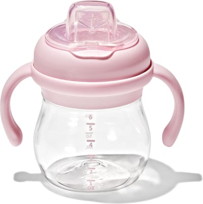 OXO tot Transitions Antilekbeker met zachte tuit - Drinkbekers - Drinkbeker - Drinkbeker baby - 150 ml - Blossom