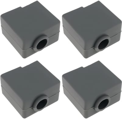 Dailygoods- Hotend Sok - 4 Stuks - Siliconen - Beschermend - Compatibel met Anycubic Kobra 3 - Elastisch - Verlengde levensduur - Siliconen Hoes