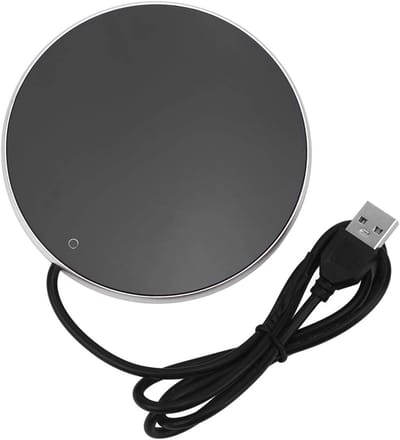 Koffie Warmhouder met USB Aansluiting, Ideaal voor Thuis, Kantoor en Reizen, Houdt Dranken op 55 °C, Perfect voor Koffie en Thee