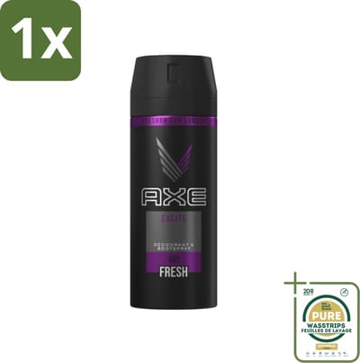 1 x Axe Deodorant Bodyspray Excite 150 ml- Axe Excite - Deodorant Bodyspray - Geur - Lichaamsgeur Bescherming - Onweerstaanbare Geur