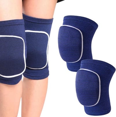 Kniebeschermers - Sport kniepads - Sportactiviteiten - Verdikte spons - 21 x 15 cm - Zwart