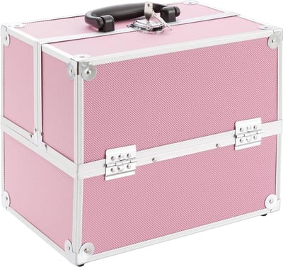 Lexium Kapperskoffer - Visagiekoffer - Make up koffer - Make up trolley - Kappers koffer - Beautycase - Cosmetica koffer - Kapperstas