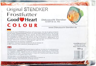 Stendker Good Heart Colour diepvries discusvoer | 2 maten 500 Gram Plak