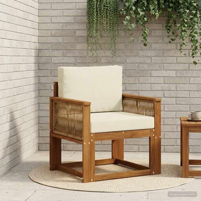 vidaXL - Buiten - Midden - Sofa - Massief - Acacia - Hout - Naturel