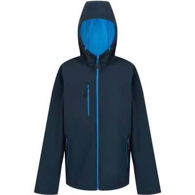 Regatta Heren Navigate 2 Layer Soft Shell Jas (Marine / Frans Blauw)