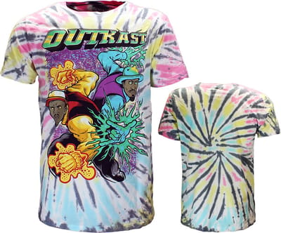 OutKast Superheroes Dip Dye T-Shirt - Officiële Merchandise - S