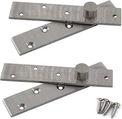 Roestvrijstalen Deur Scharnier 150mm - Up Down Shaft Hinge Set van 2 voor Duurzame Deurbevestiging