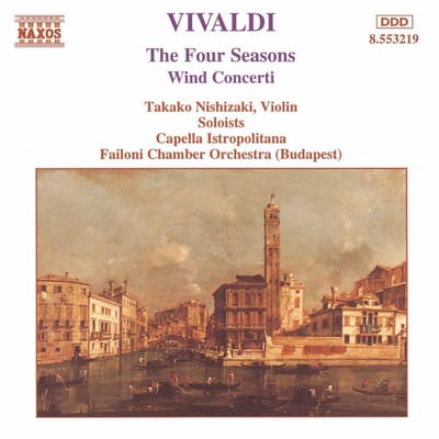 Takako Nishizaki, Capella Istropolitana, Stephen Gunzenhauser - Vivaldi: The Four Seasons & Wind Concerti (CD)