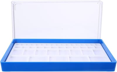 Opbergvakken Kleine Dozen - Onderdelenlade Container - Horloge Reparatie - Krasbestendige Duurzaamheid - 22.5 x 13 x 3 cm - Transparant