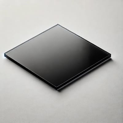 Acrylglas Plaat - PMMA XT - Hobby en Knutselen - UV-bestendig en Slagvast - 3 mm dik - Zwart Opak