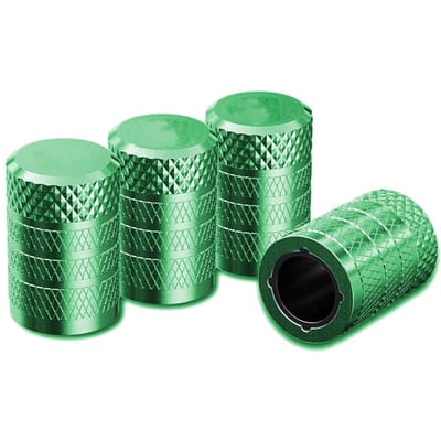 Bandenventieldopjes 4 Stuks Aluminium Bandenventieldop Set Corrosiebestendige Ventieldopjes Voor Auto's Vrachtwagens Motoren Suv's En Fietsen