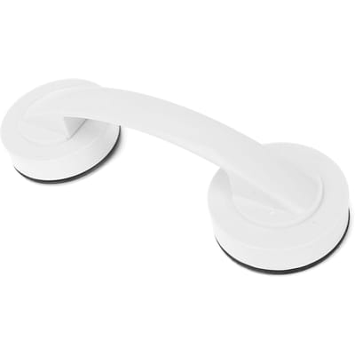 Badkamer Muurhandgreep Zuignappen Douche Beugel Handgreep Balansstang Ouderen Leuning white