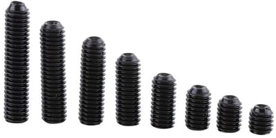 Assortiment van 200 Stuks M3 Zeskant Schroeven van Zwart Koolstofstaal, Niveau 12.9, Maten 3-14mm