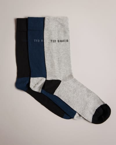 Ted Baker Mixxed Driepack Sokken, Assortiment