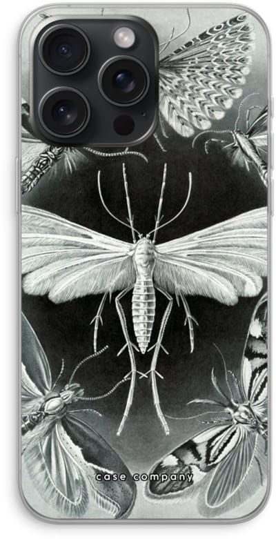Case Company® - Hoesje geschikt voor iPhone 15 Pro Max hoesje - Haeckel Tineida - Soft Cover Telefoonhoesje - Bescherming aan alle Kanten en Schermrand