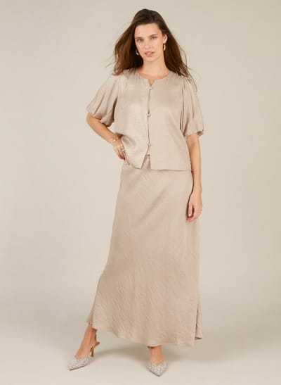 YEST Imani Bottoms - Light Taupe - maat 42