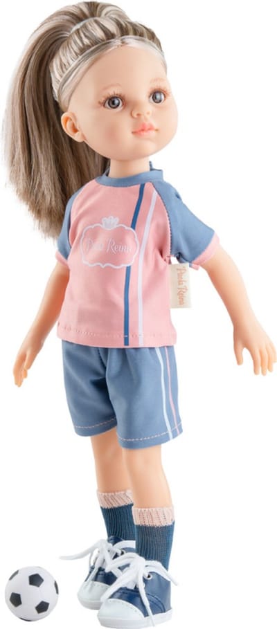 Paola Reina Amigas profesiones Monica babypop licht meisje met kledij 32cm