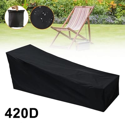 Oneay Waterdichte hoes voor tuinstoelen, 210D/420D, duurzame hoes voor buitenstoelen, kleurvast, scheurvast, UV-bestendig