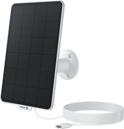 Zonnepaneel - Energiepaneel - Camera opladen - IP66 waterdicht - 3.5 Watt - Zwart