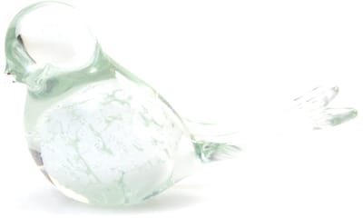 Loranto - Wit/Transparant - Glazen Vogeltjes Decoratie - Glazen Beeld